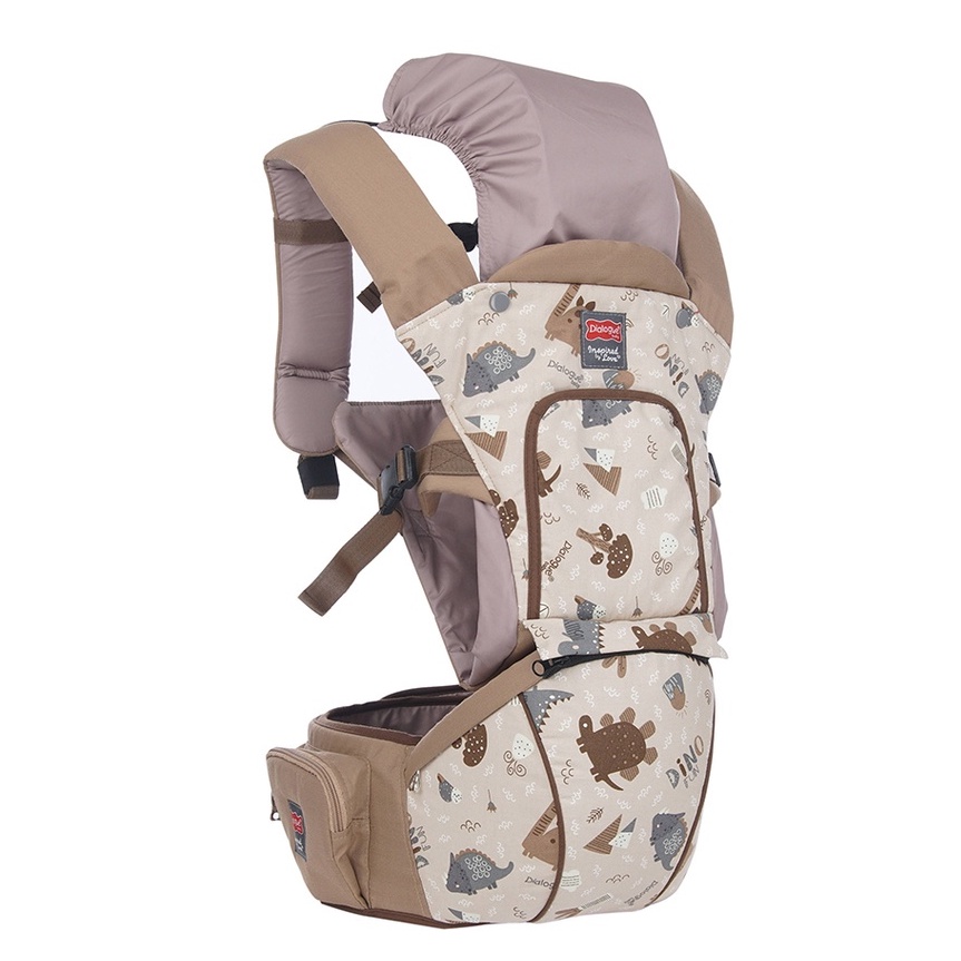 DIALOGUE BABY 10 in 1 Position Hipseat Carrier Dino Fun Series DGG4254