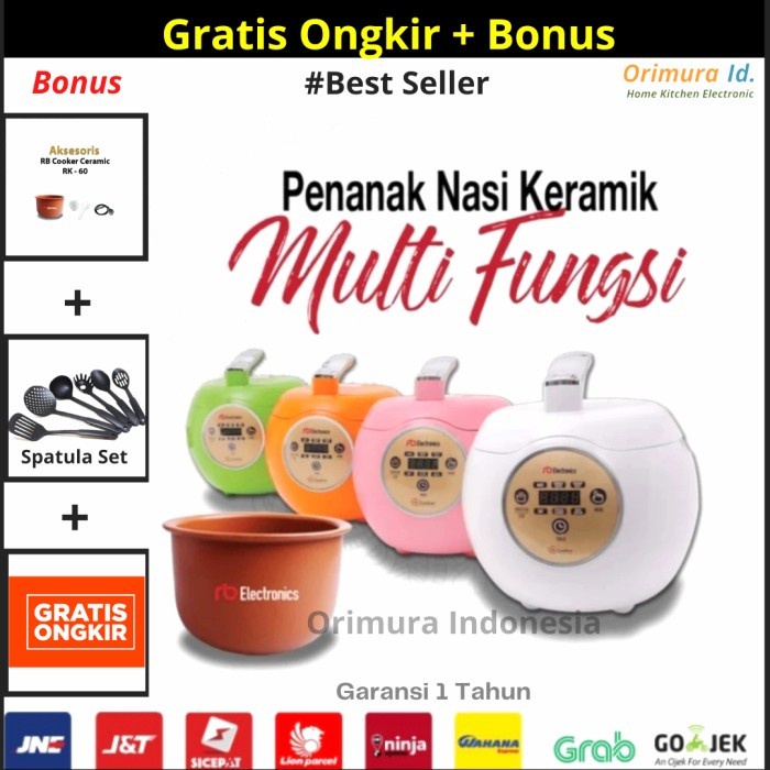 Rice Cooker Digital - RB ReCooker Inner Pot Keramik - Rice Cooker Mini