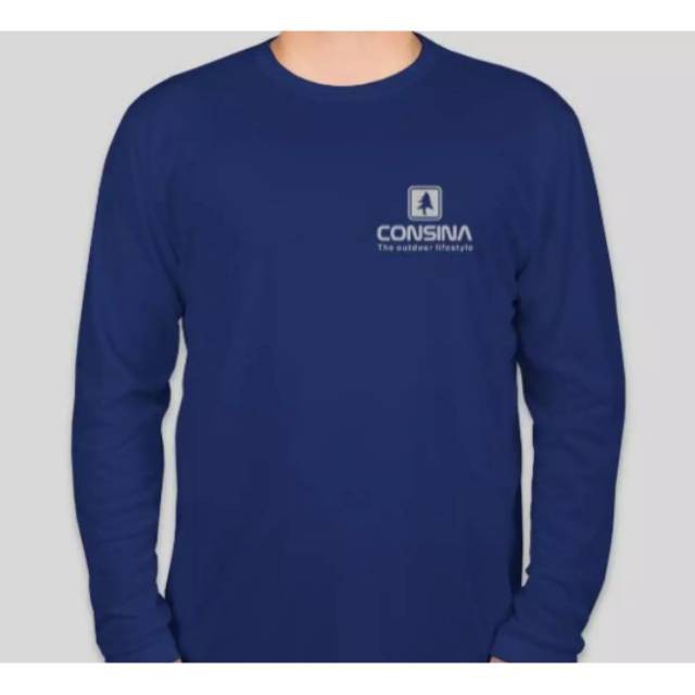 BAJU KAOS DISTRO CONSINA LOGO SAMPING ABU