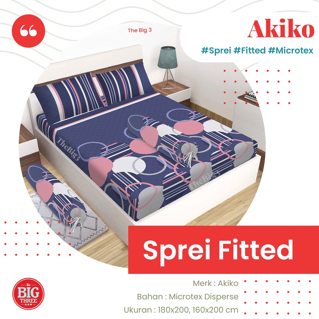 Akiko Sprei 180x200 / 160x200 motif Amazon Aristo Boo Bella Bulgari Candy Brandon Aspen Modern Art Emily Khaki Emily Dark Grey Movenpick Cambodia Andrea Jason Felis Gatsby John Jordan Noah Phoebe Stella Teddy Bear Twilight - SP 180 160 King Queen Size TBT