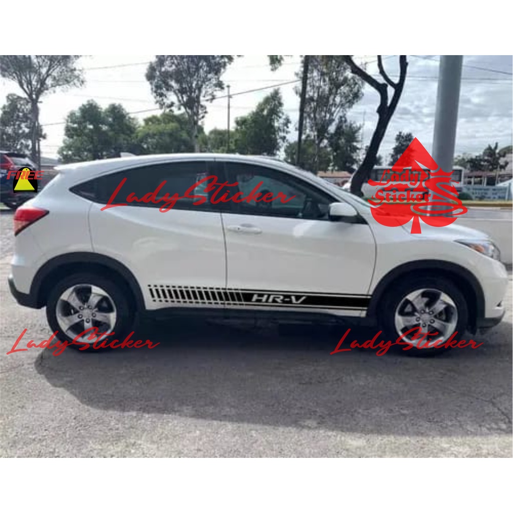 STICKER MOBIL HONDA HRV CUTTING STICKER STIKER LIST HRV BRV