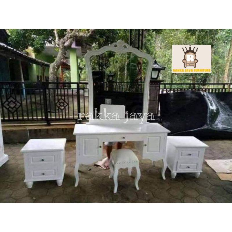 MEJA RIAS DUCO/SET TOLET MINIMALIS DUCO