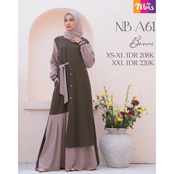 ( BISA COD ) BAJU GAMIS NIBRAS PROMO TERBARU 2020 DRESS MUSLIM WANITA COD TERLARIS - XS SPECIAL
