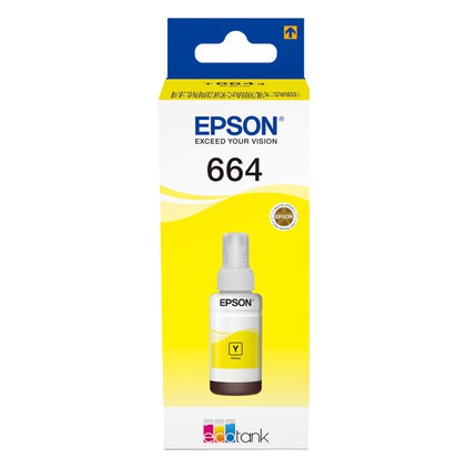 664Y | REFILL INK EPSON 664Y YELLOW ORIGINAL RESMI