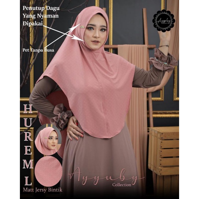 𝗦𝗛𝗘𝗟𝗢𝗩𝗘𝗦𝗛𝗢𝗣𝗣 - ORI AYYUBY HIJAB KHIMAR MALAY HUREM L JUMBO PREMIUM STRADA MAHKOTA ORIGINAL AYUBY JIL