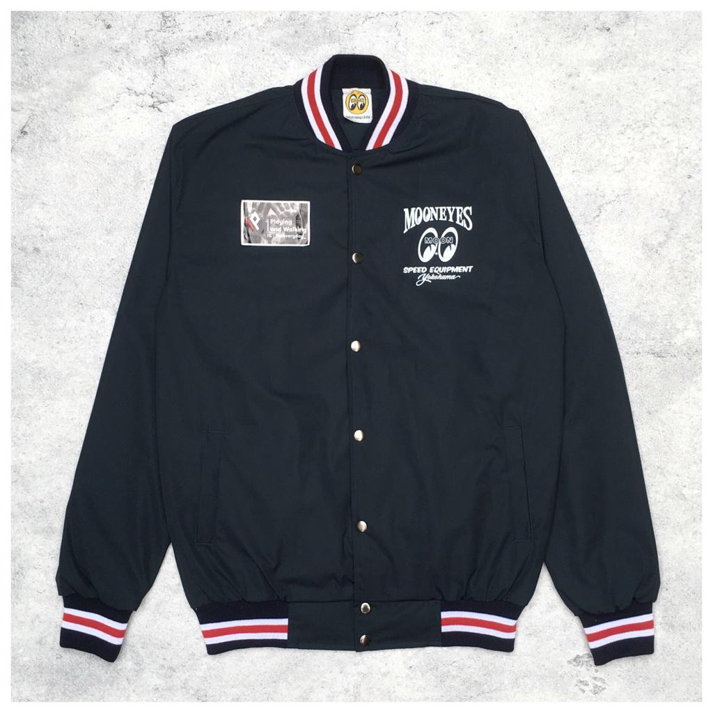 Bomber Jacket Mooneyes - Blue Navy