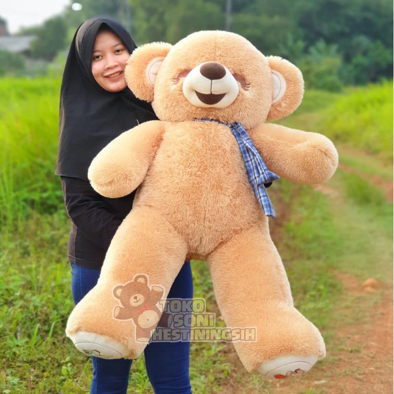 teddy bear syal smile biq jumbo