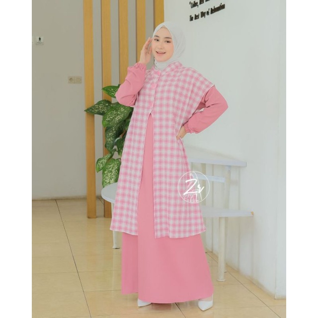 GAMIS/DRESS/GAMIS ZR/KLARISSA DRESS OUTER/PAKAIAN WANITA MUSLIM/FASHION MUSLIM/GAMIS WANITA MUSLIM/G