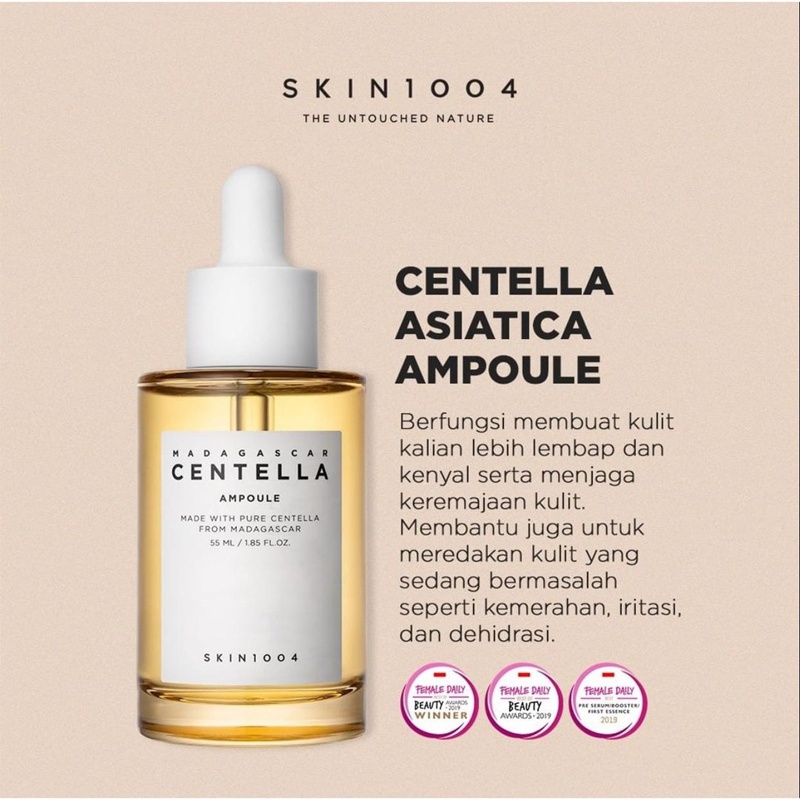 Original 100ml SKIN1004 Madagascar Centella Ampoule Untuk Kulit Sensitif Entella Asiatica Calming Soothing