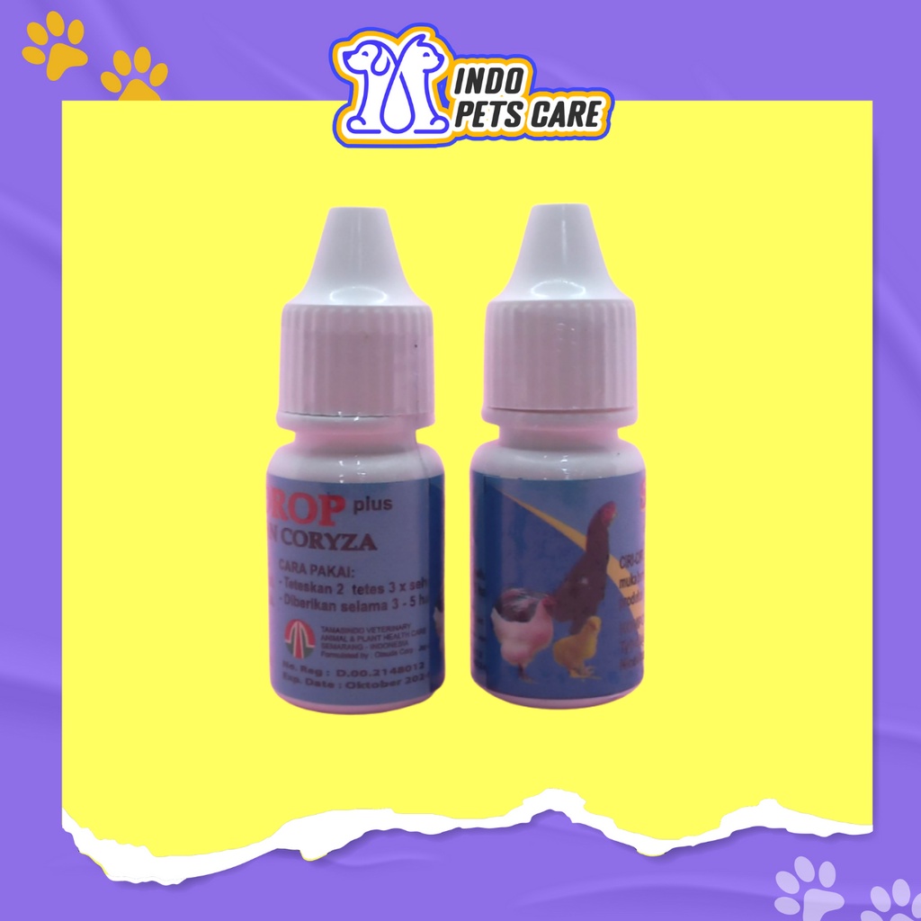 SNOT DROP 10ML - OBAT PILEK SESAK NAFAS AYAM & UNGGAS BEBEK - ANTI SNOT RADANG BENGKAK BERSIN NGOROK
