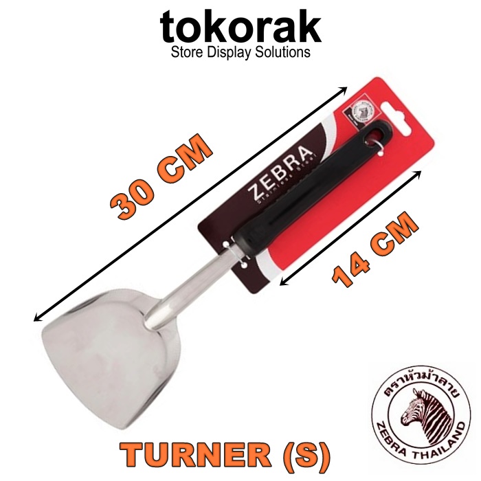 SPATULA ZEBRA TURNER S FOCUS 104008 - SODET STAINLESS - SUTIL