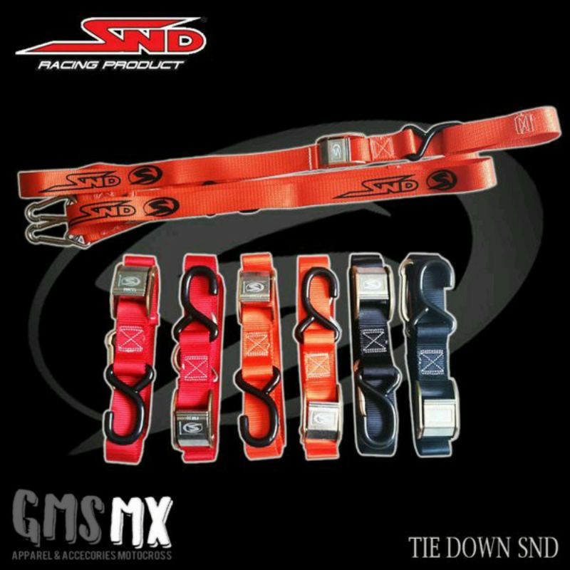 TIE DOWN STRAPS SND , TALI IKATAN MOTOR SND , TALI PENGIKAT MOTOR SND
