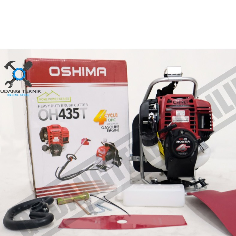 Mesin Potong Rumput Gendong 4Tak  HONDA OSHIMA OH435T - Brush Cutter 435T / Mesin Pemotong Padi Paddy Reaper