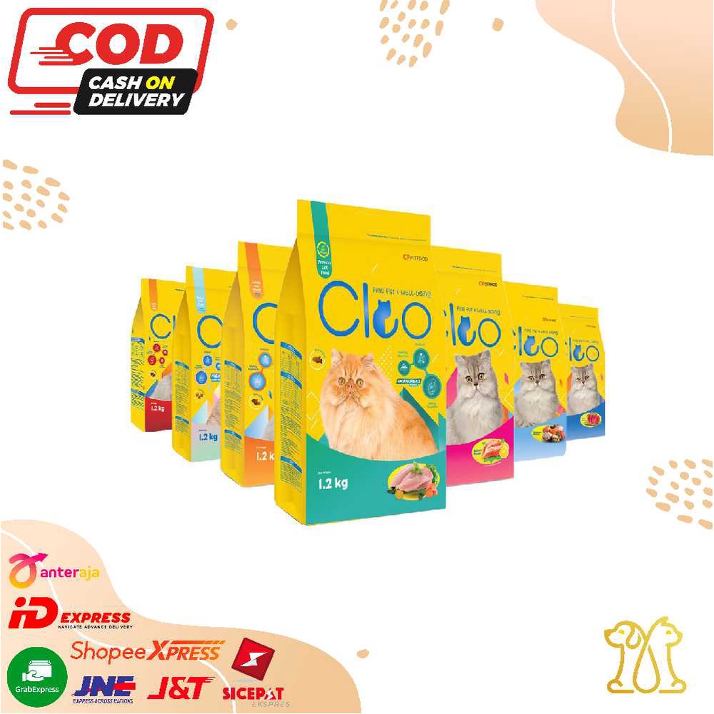 CLEO 1.2kg Freshpack ALL VARIAN Rasa Tuna Rasa Salmon Cleo Kitten Cleo Persian Cleo Salmon Cleo Tuna