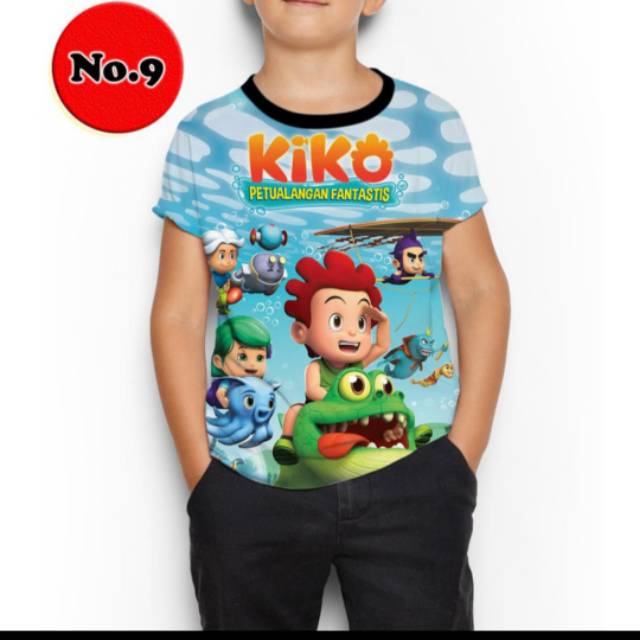 KAOS KIKO 9 SERIAL TV KARTUN ANAK
