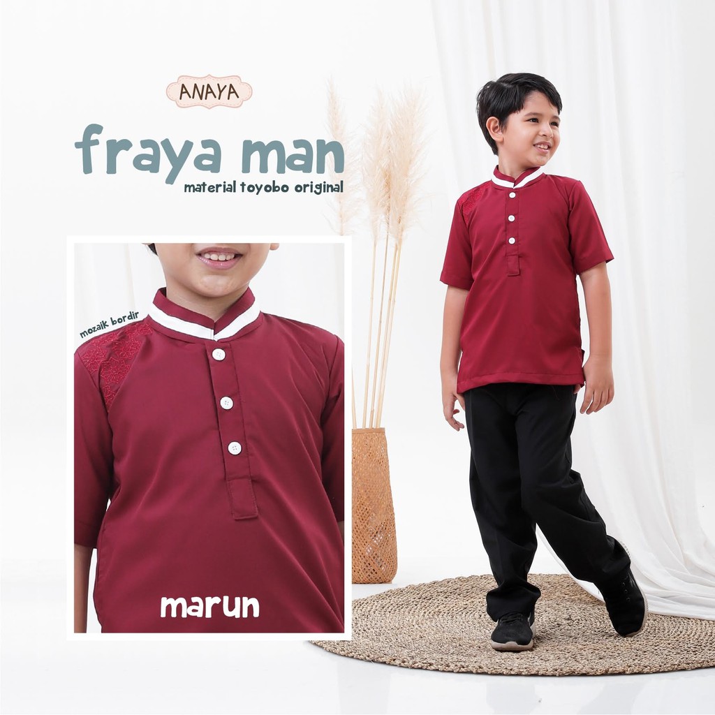  Baju Koko Anak  Fraya by Anaya Hijab Shopee Indonesia