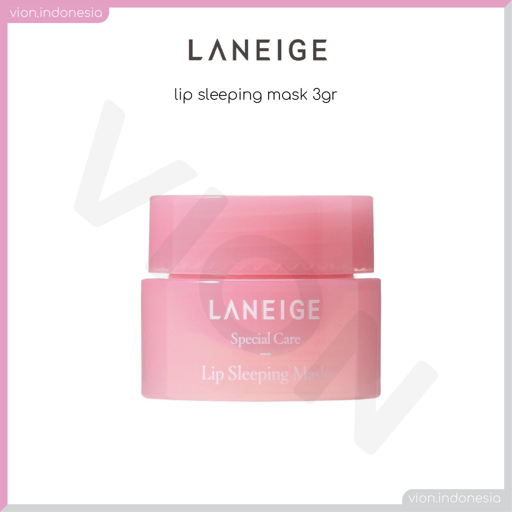 LANEIGE Lip Sleeping Mask Night Sleep 3gr Maintenance Moistened Lip Balm Pink Korea LN001