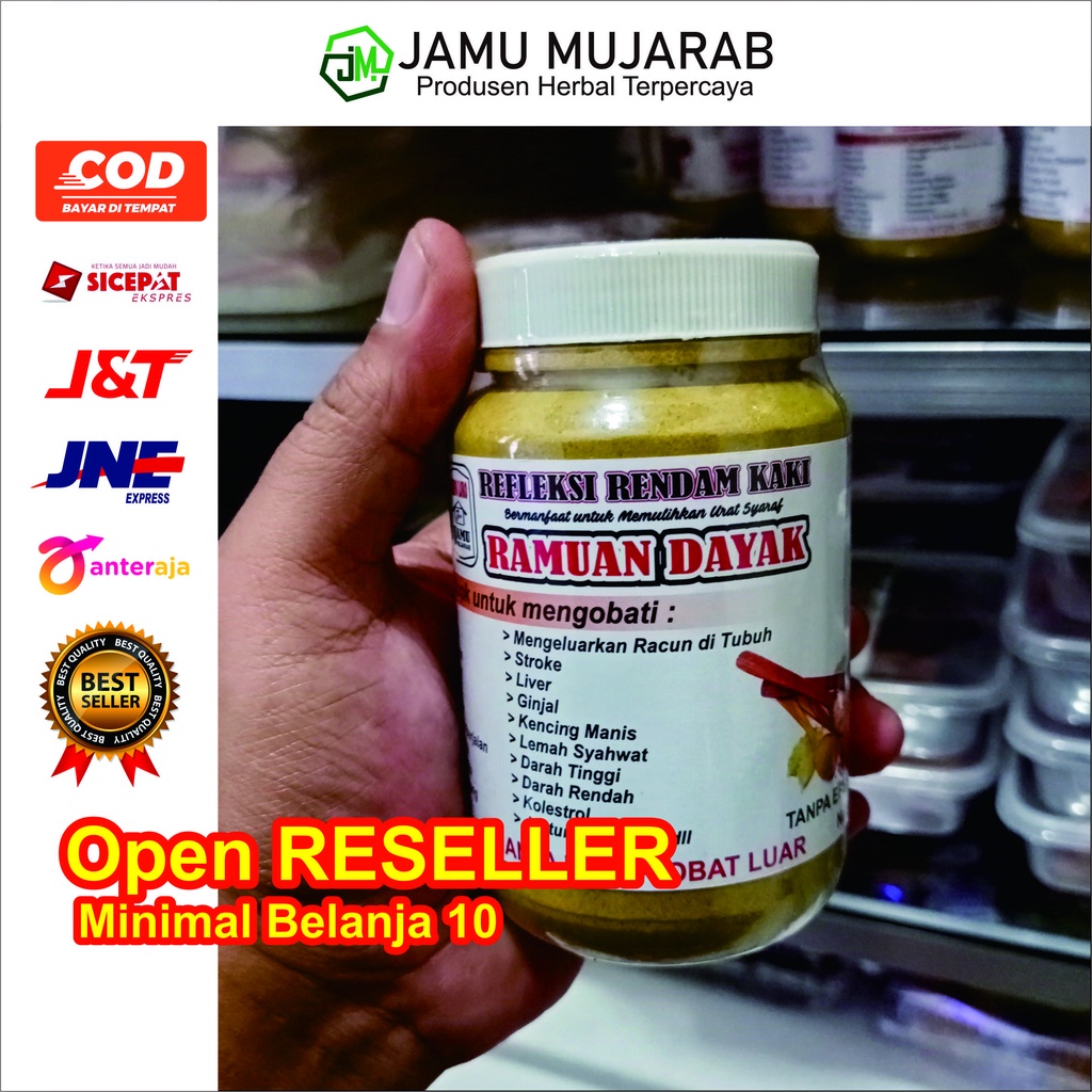 Herbal RAMUAN DAYAK 300 g Untuk Terapi Rendam Kaki dan Tangan cocok banget untuk asam urat