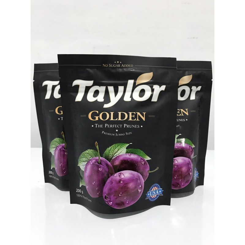 

Taylor Golden Prunes ( Buah Plum ) Premium Jumbo Size 200g