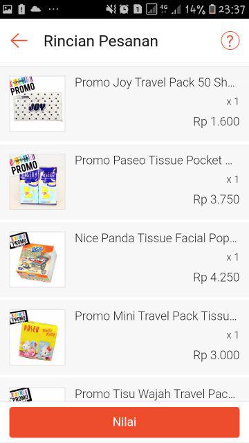 12 Pieces Tisu Wajah Travel Pack Indomaret 50 Sheets 2 Ply / Travel Tissue