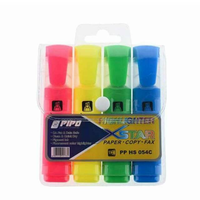 

Pipo hs 054c Highlighter Stabilo [4 pcs] 03 Highlighter