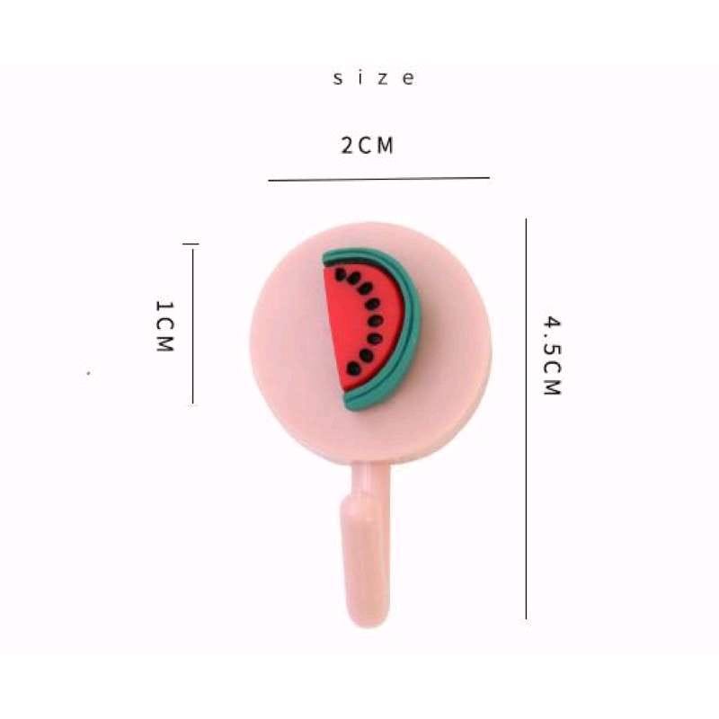 Gantungan Hook Bulat 3D Motif Lucu