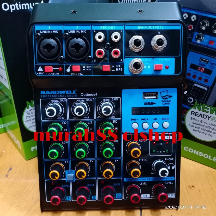 mixer audio hardwell  4ch optimus original