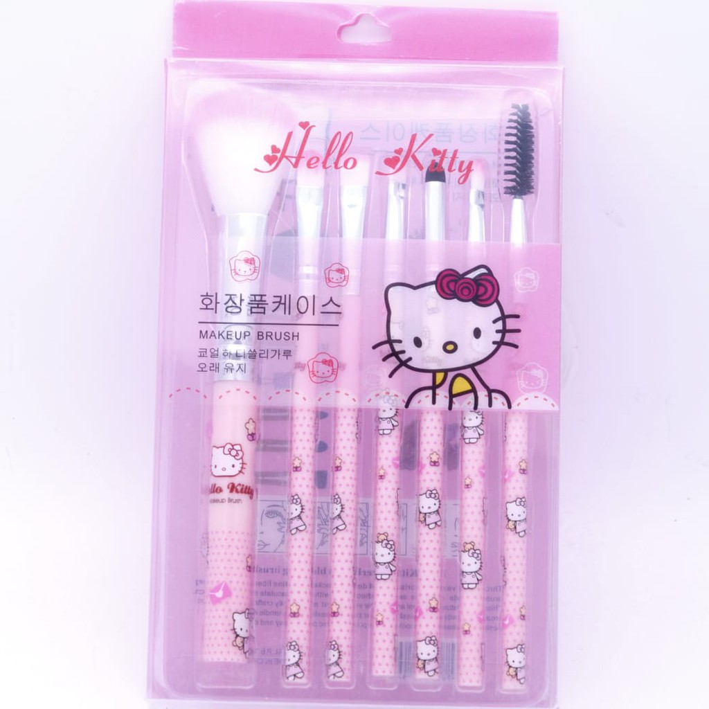 HELLO KITTY BRUSH MAKE UP KIT KUAS HELLO KITTY BRUSH HELLO KITTY