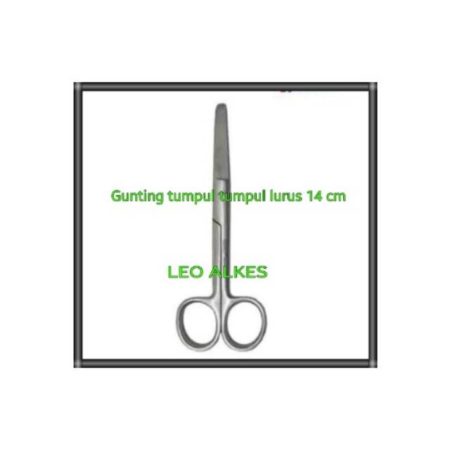 Operating Scissors 14 Cm. Gunting Tumpul Tumpul Lurus 14 Cm