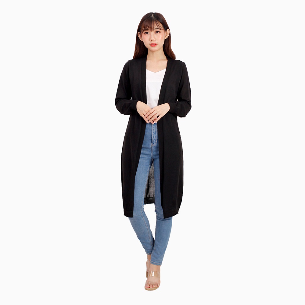 Cardigan rajut panjang Wanita gaya korea Model Terbaru - XSHOP Acha