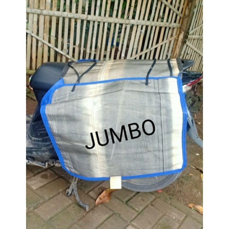 READY HITAM TAS KANDEK, TAS BRONJONG, TAS KURIR, TAS OBROK BAHAN TEBAL HITAM ANTI AIR