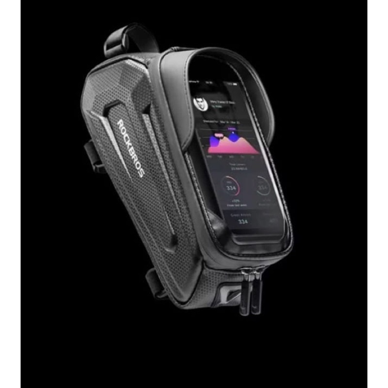 Rockbros Tas B68 tas Sepeda Original Bicycle Bag Waterproof Phone Case