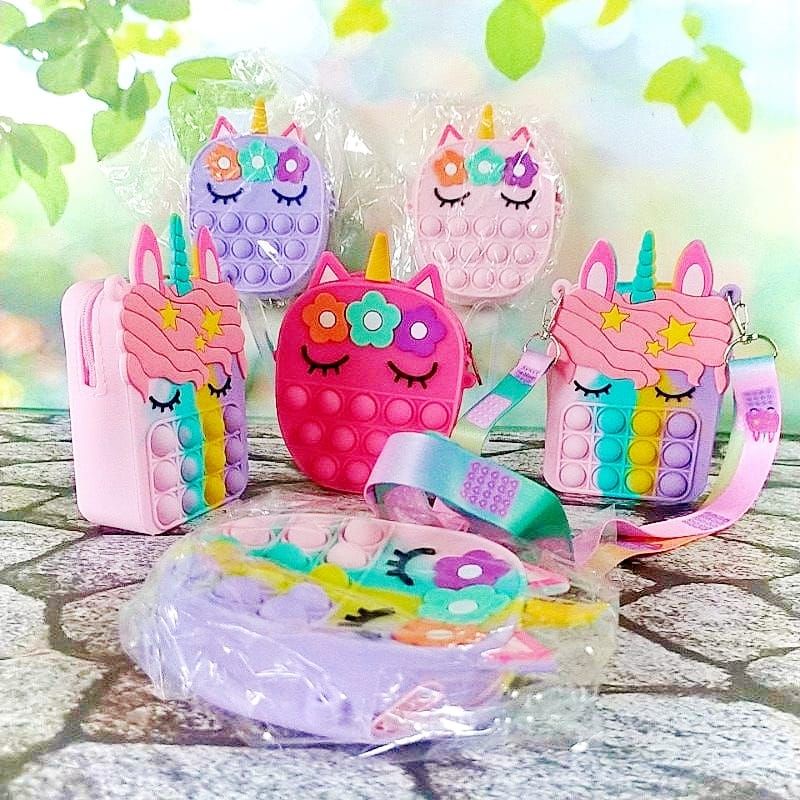 TAS POP IT UNICORN ANAK PEREMPUAN