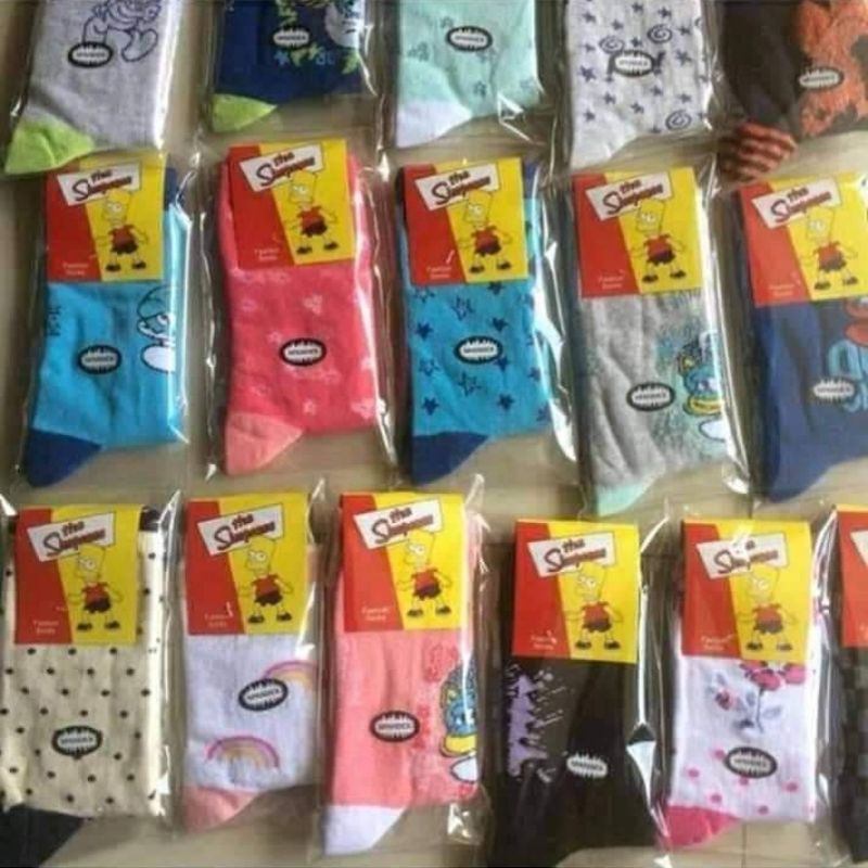 termurah kaos kaki anak TK-sd motip ( 1 lusin ) gambar real pick