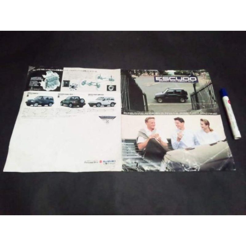 SUZUKI ESCUDO 4X4 ~ BROSUR ~ TERBIT 1989