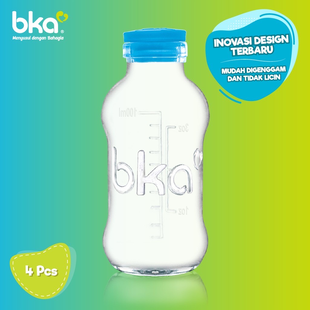 BKA BOTOL KACA ASI ISI 4PCS