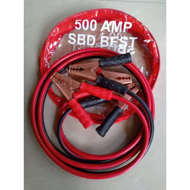 1 set kabel jumper aki mobil truk 500 Amp  SBD BEST