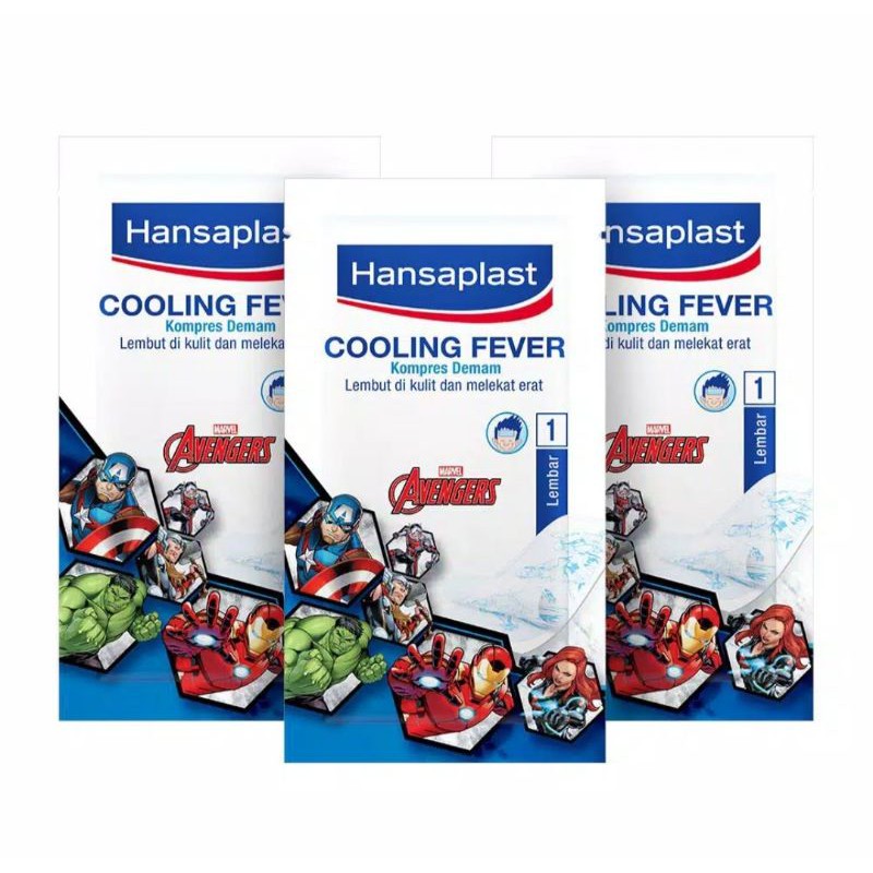 Hansaplast Cooling Fever Kompres Demam Avengers - EXP 2024