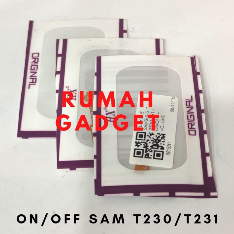 FLEXIBLE ON OFF VOLUME SAMSUNG T230 T231 TOMBOL ON OFF