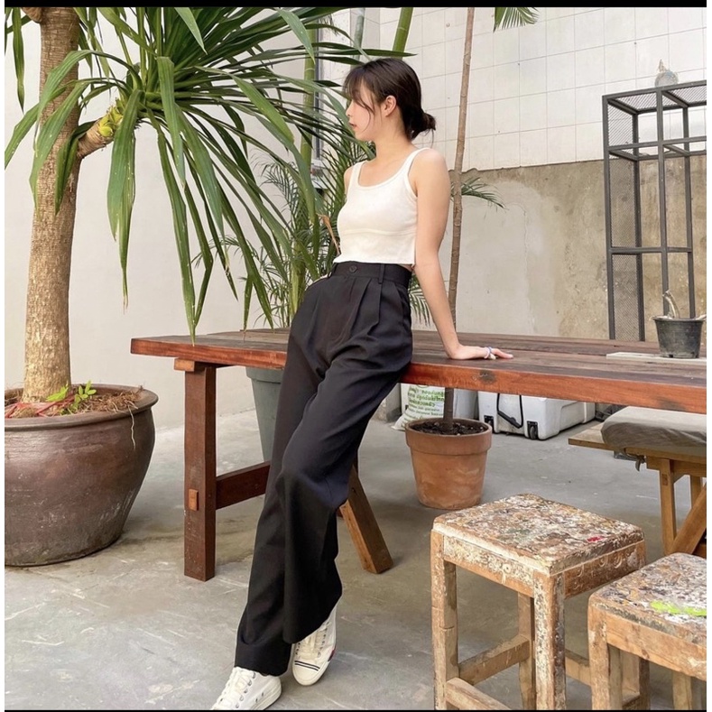 RD FASHION  YORA PANTS KULOT//KULOT HIGHWAIST KANCING