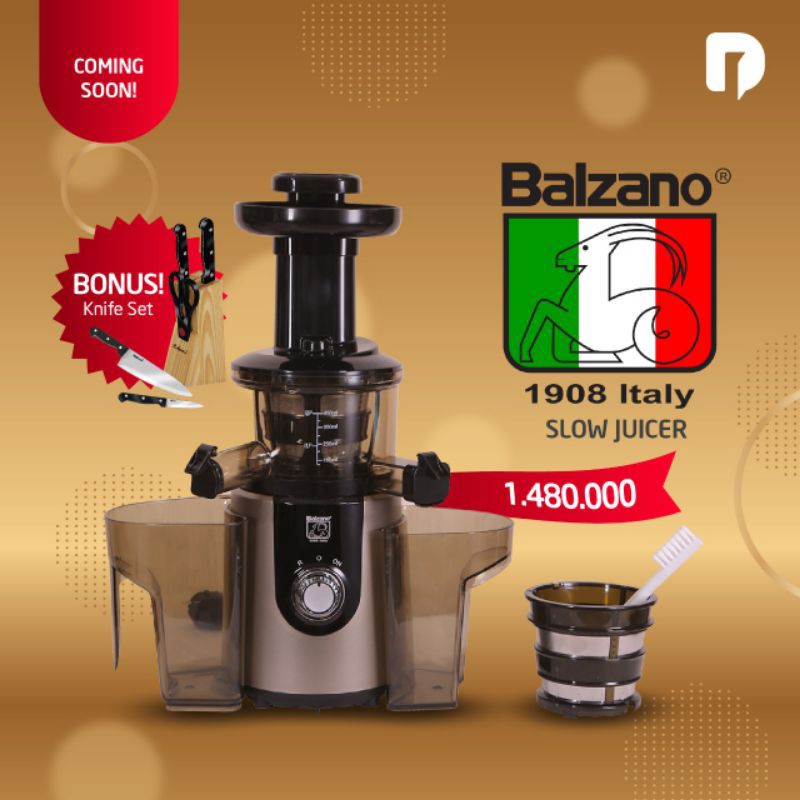 balzano slow juicer/slow juicer berkwalitas