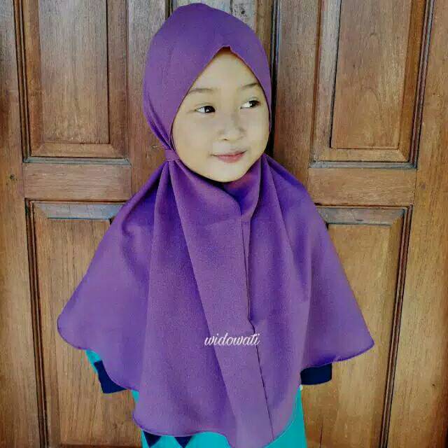 Jilbab instant anak mariyam size 60*70 untuk usia 5-12 th