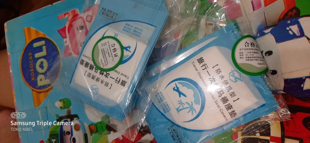 Alas Dudu  Dudukan Kloset Umum Disposable Paper Toiletkertas Tisu Tissue Cover Pack