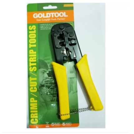 Crimping Tool Double TTK-718 GOLDTOOL | Tang Crimping RJ-11 / RJ-45