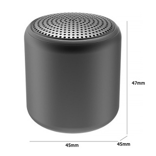 9 Warna Mini Loudspeaker Bluetooth Speaker Bass Wireless Audio Portable Speakers Bulat Meriam Baja Kecil Musik Box