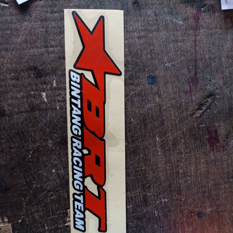 stiker cutting BRT Bintang Racing Team