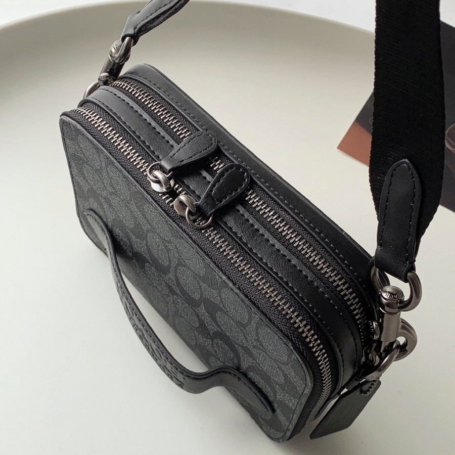 tas pria selempang CHARTER CROSSBODY IN SIGNATURE CANVAS 2610 3780 2609