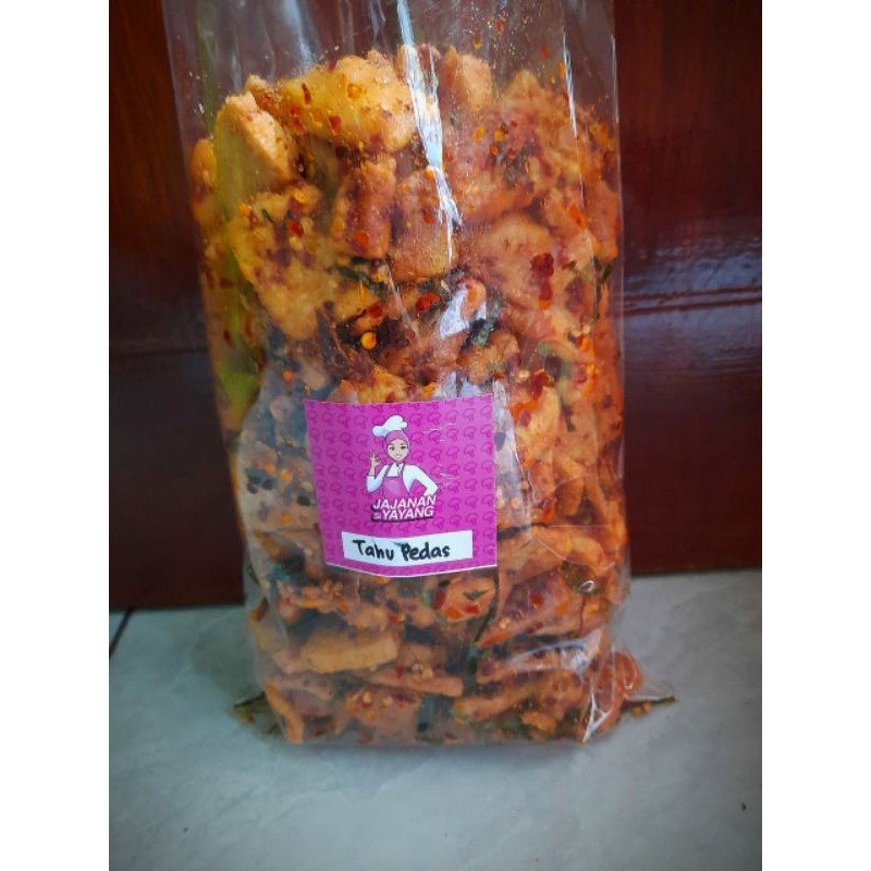 Jual Keripik Tahu Crispy 500gr Kriuk Cikruh Original And Pedas Gurih