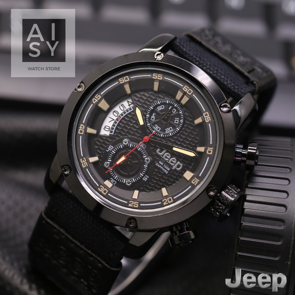 JAM TANGAN PRIA JEEP ANALOG