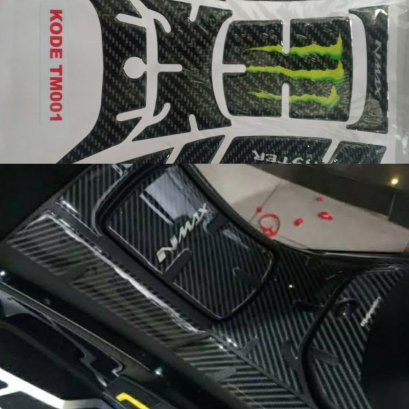 (Bisa COD) Tankpad resin stiker timbul yamaha nmax all new 2020-20201 terbaru stiker tanki nmax155